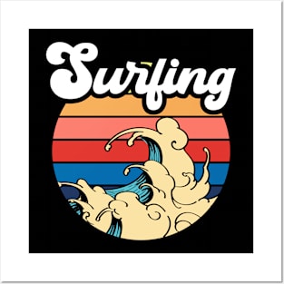 Surfing T Shirt For Women Men Posters and Art